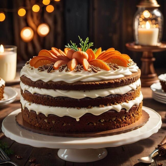 Bezjajeczne ciasto marchewkowe