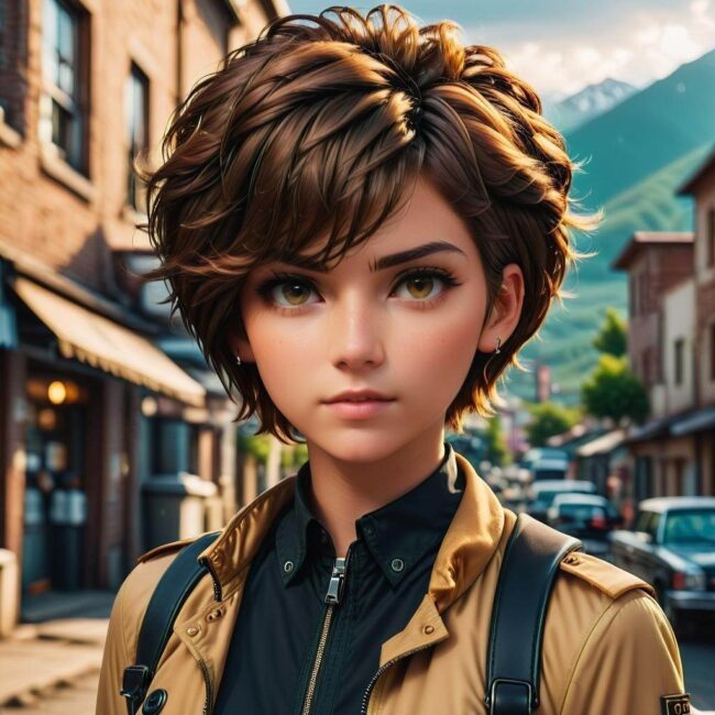 Fryzury dla dziewczynek z krótkimi włosami i charakterem