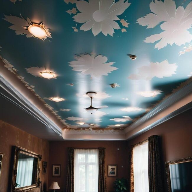 Jak zatuszować pęknięcia na suficie