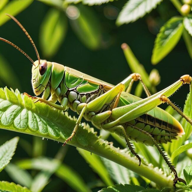 Jakie jedzenie lubią pasikoniki zielone