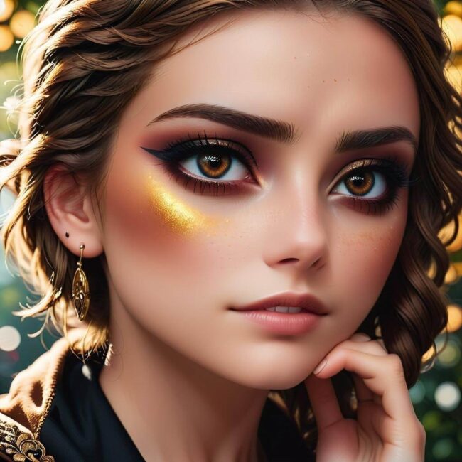 Makijaż korekcyjny dla podbitego oka