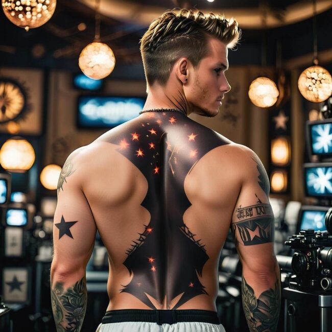 Męskie tatuaże gwiazdek a indywidualność