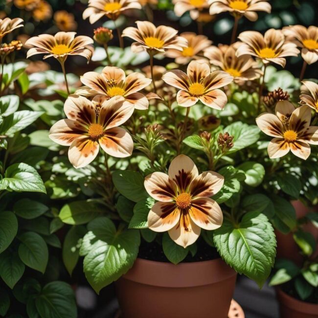 Przyczyny brązowych plam na liściach kwiatów w doniczkach