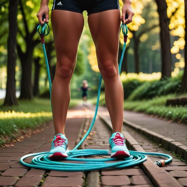 Skakanka do nordic walking długość