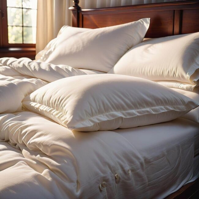 Wykrochmalanie pościeli z mikrofibry